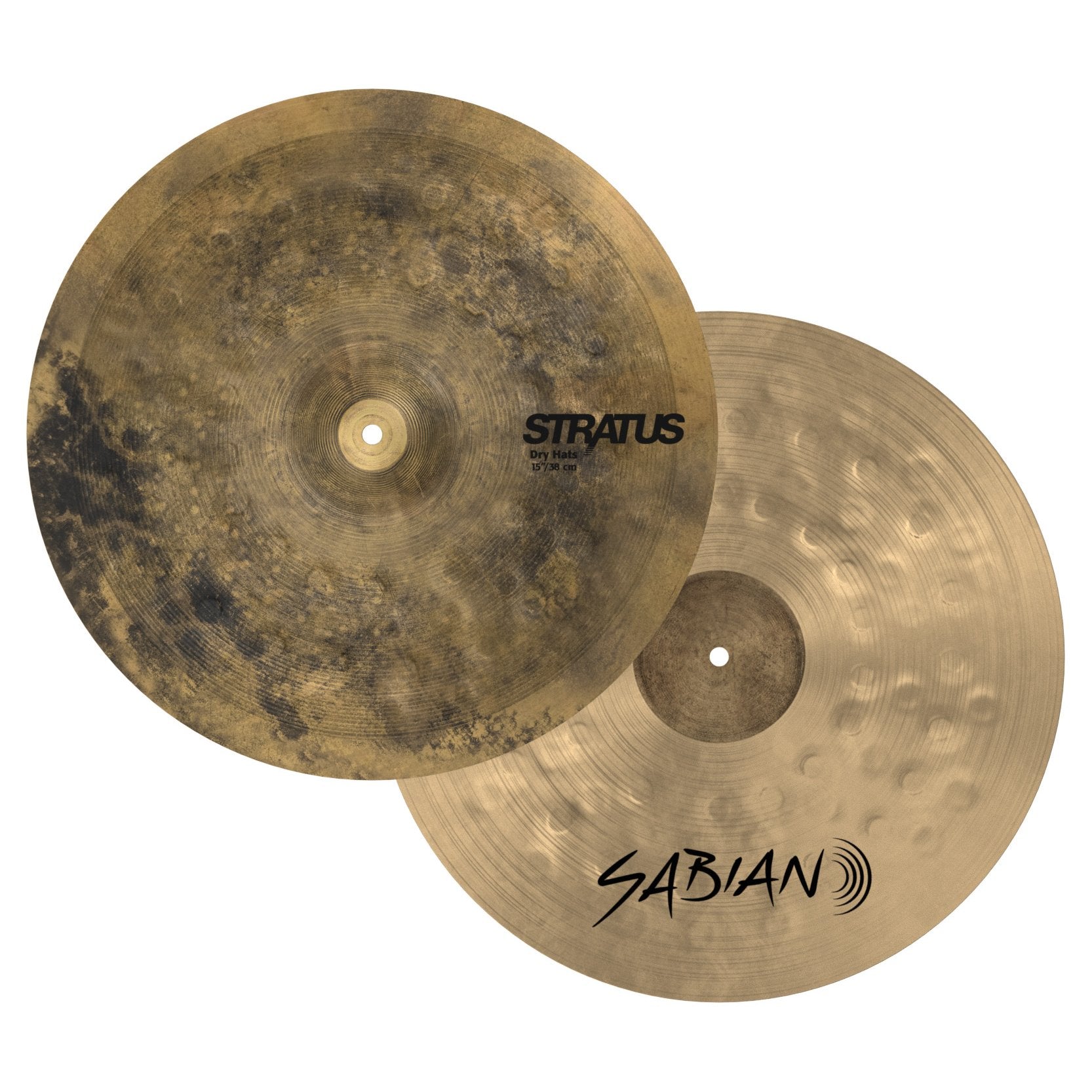 Sabian Stratus Dry Hi-Hats 15" Pair Top and Bottom