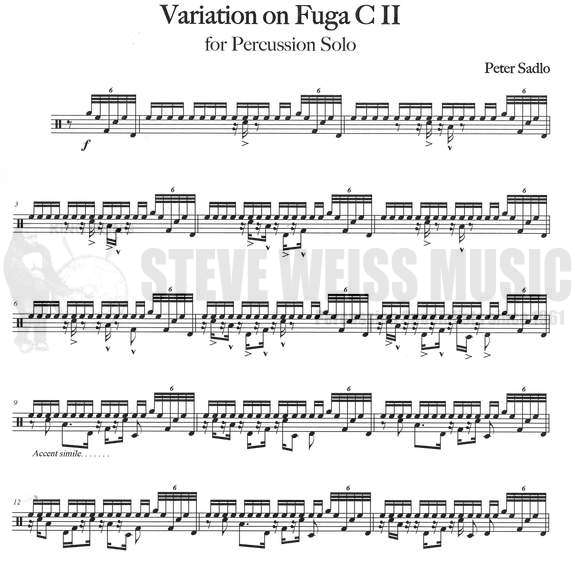 Sadlo-Variations on Fuga C II-P