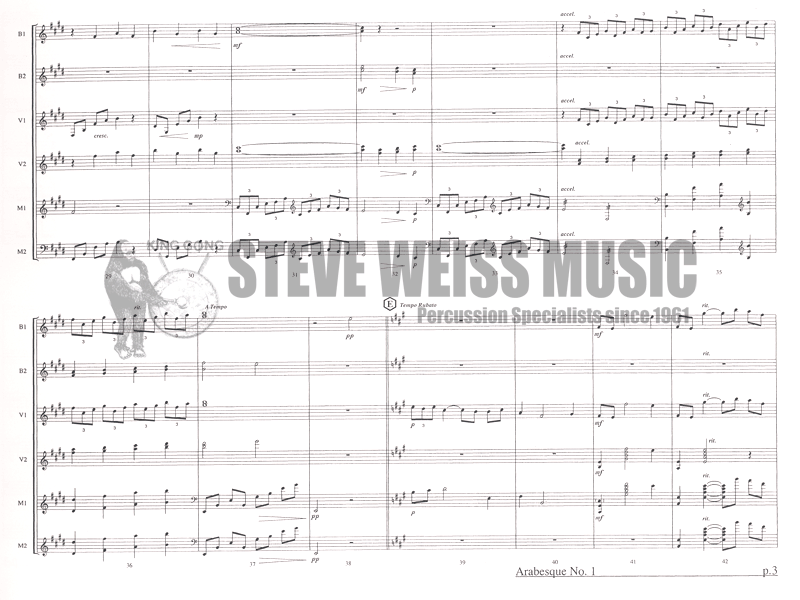 Saint-Saens-Danse Bacchanale arr. Baker (SP)-B/2V/C/X/4M/ 4T/P