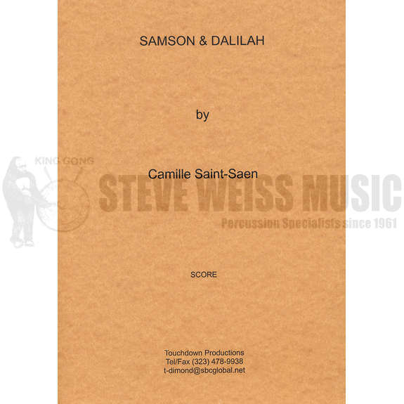Saint-Saens-Samson & Delilah (complete) (Perc./Timp. parts ed. b
