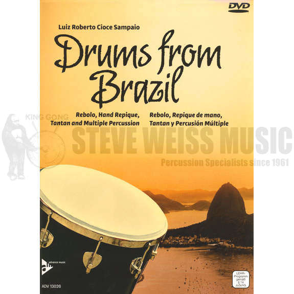 Sampaio-Drums From Brazil (book w/DVD)