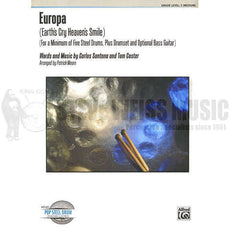 Santana/Coster-Europa arr. Moore (SP)-Steel drs/DS/ Opt. BG