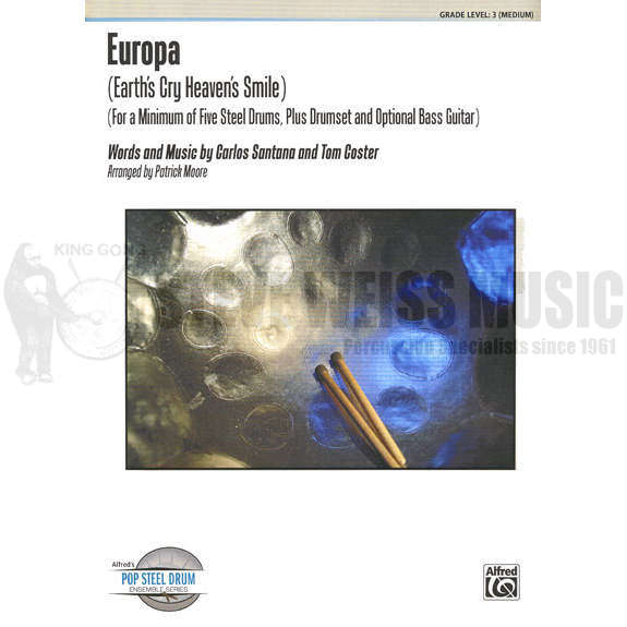 Santana/Coster-Europa arr. Moore (SP)-Steel drs/DS/ Opt. BG