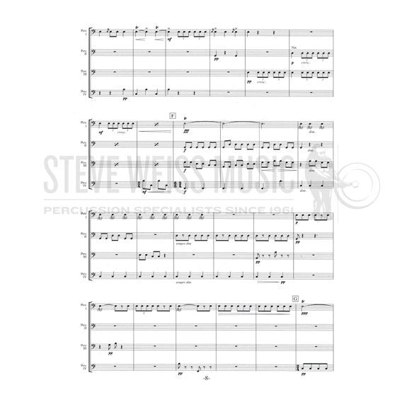 Sarcich-Sonata for Solo Side Drum & Percussion Trio (SP)- Solo SD/2T/P 2017 EDITION