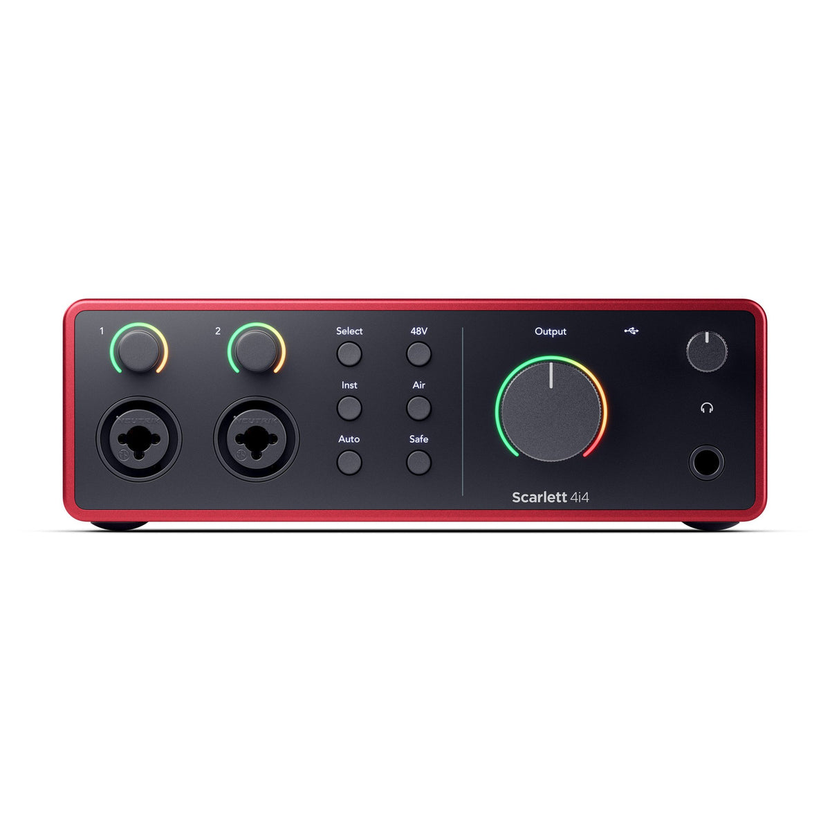 Focusrite Scarlett 4i4 Audio Interface Front