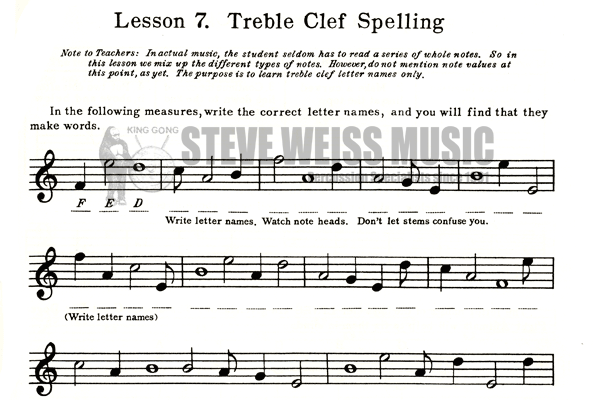 Schaum-Note Speller (Bk 1)