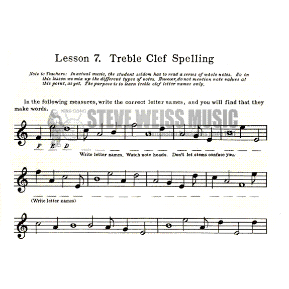 Schaum-Note Speller (Bk 1)