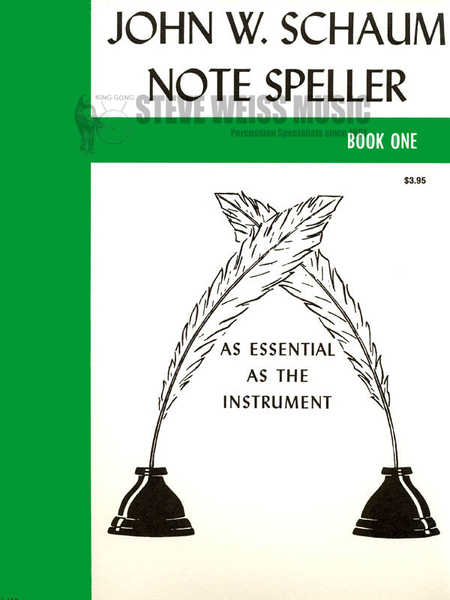 Schaum-Note Speller (Bk 1)