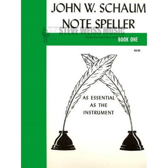 Schaum-Note Speller (Bk 1)
