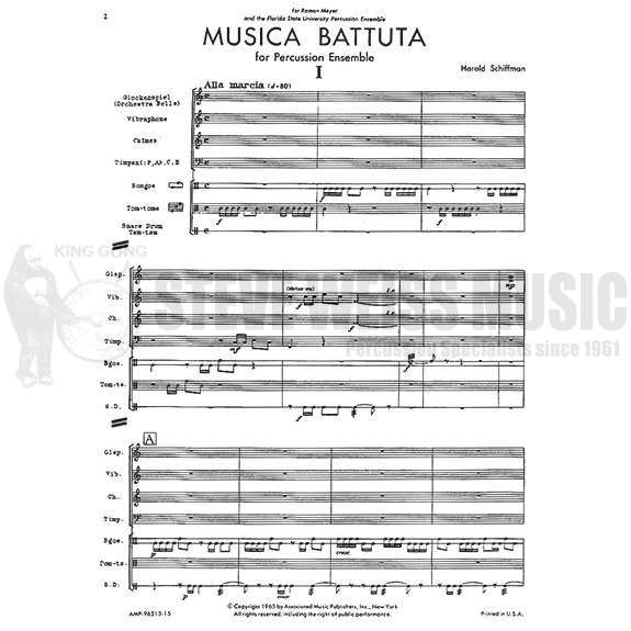 Schiffman-Musica Battuta(SP)-P/4T/C/B/X/V