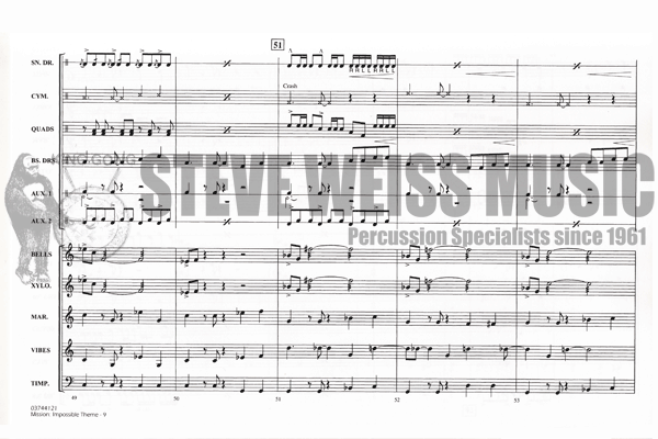 Schifrin-Mission: Impossible Theme arr. Rapp (SP)