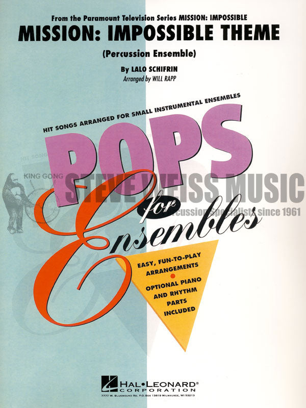 Schifrin-Mission: Impossible Theme arr. Rapp (SP) B/V/X/M/4T/P