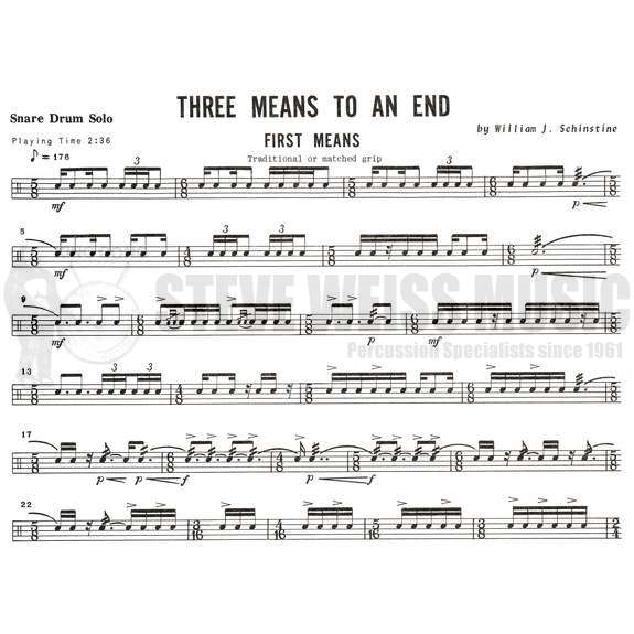 Schinstine-Three Means to an End-SD