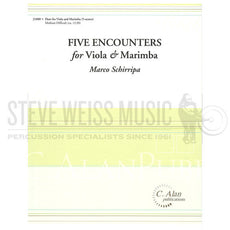 Schirripa-Five Encounters for Viola and Marimba (SP)-M/VA