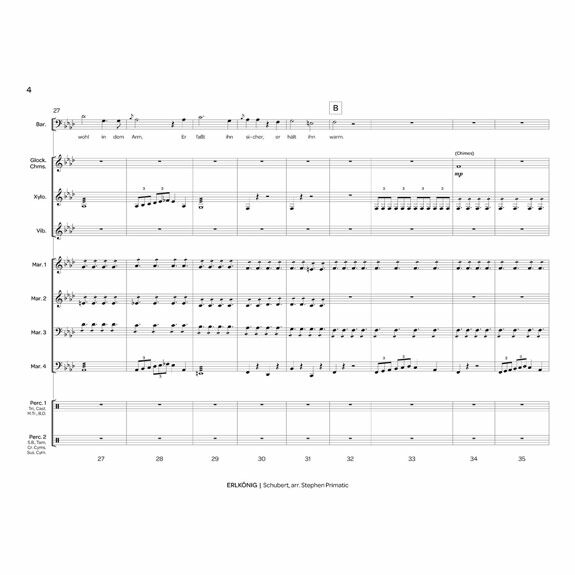 Schubert-Erlkonig arr. Primatic (SP)-B/V/C/X/3-4M/P/VX or EU