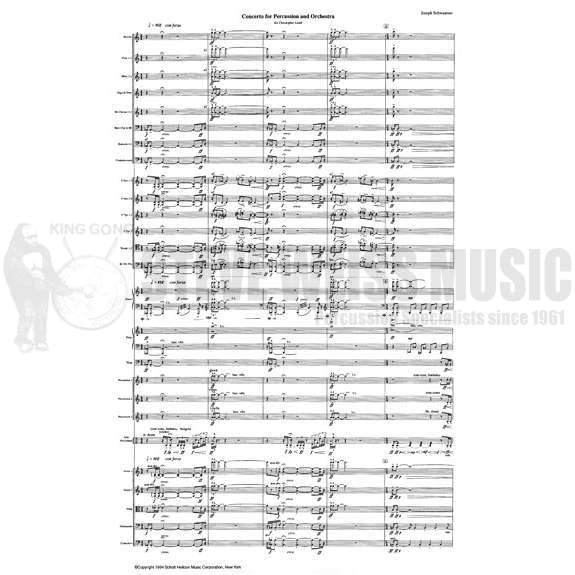 Schwantner-Concerto for Percussion & Orchestra (S) -Cro/X/M/V/P/