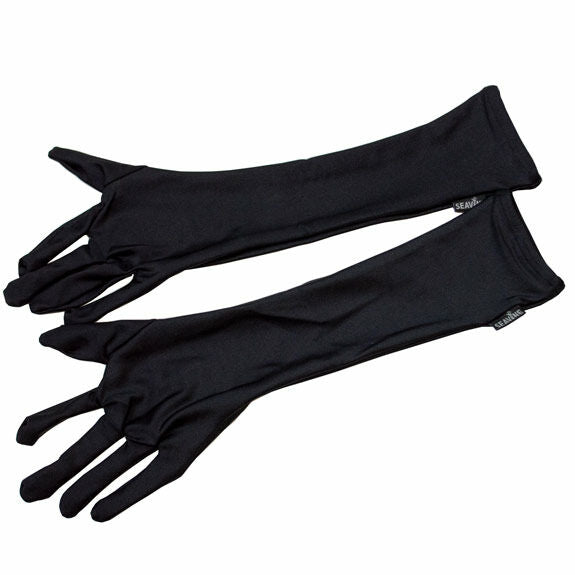 Small - Black - Seavine Hornline Gloves, Long Full Hand