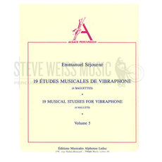 Sejourne-19 Musical Studies for Vibes Vol. 5 (w/piano acc.)