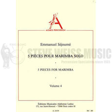 Sejourne-5 Pieces Pour Marimba Solo-M