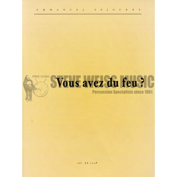 Sejourne-Vous avez du feu ? (SP)-4 lighters