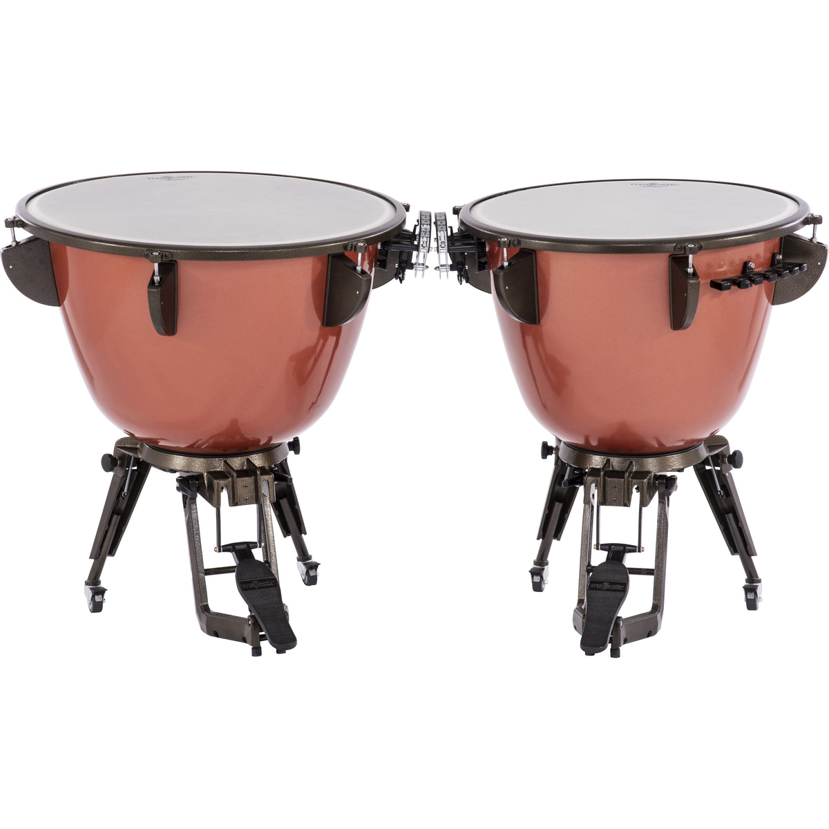 Set of 2 Majestic Harmonic Fiberglass Timpani - 26"/29" - Image 2