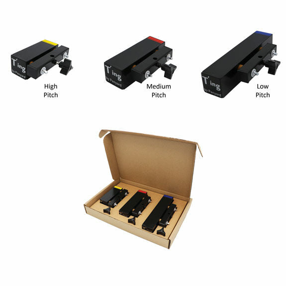 Panyard Ting - Complete 3-Set with Mounts (Low, Med & High)