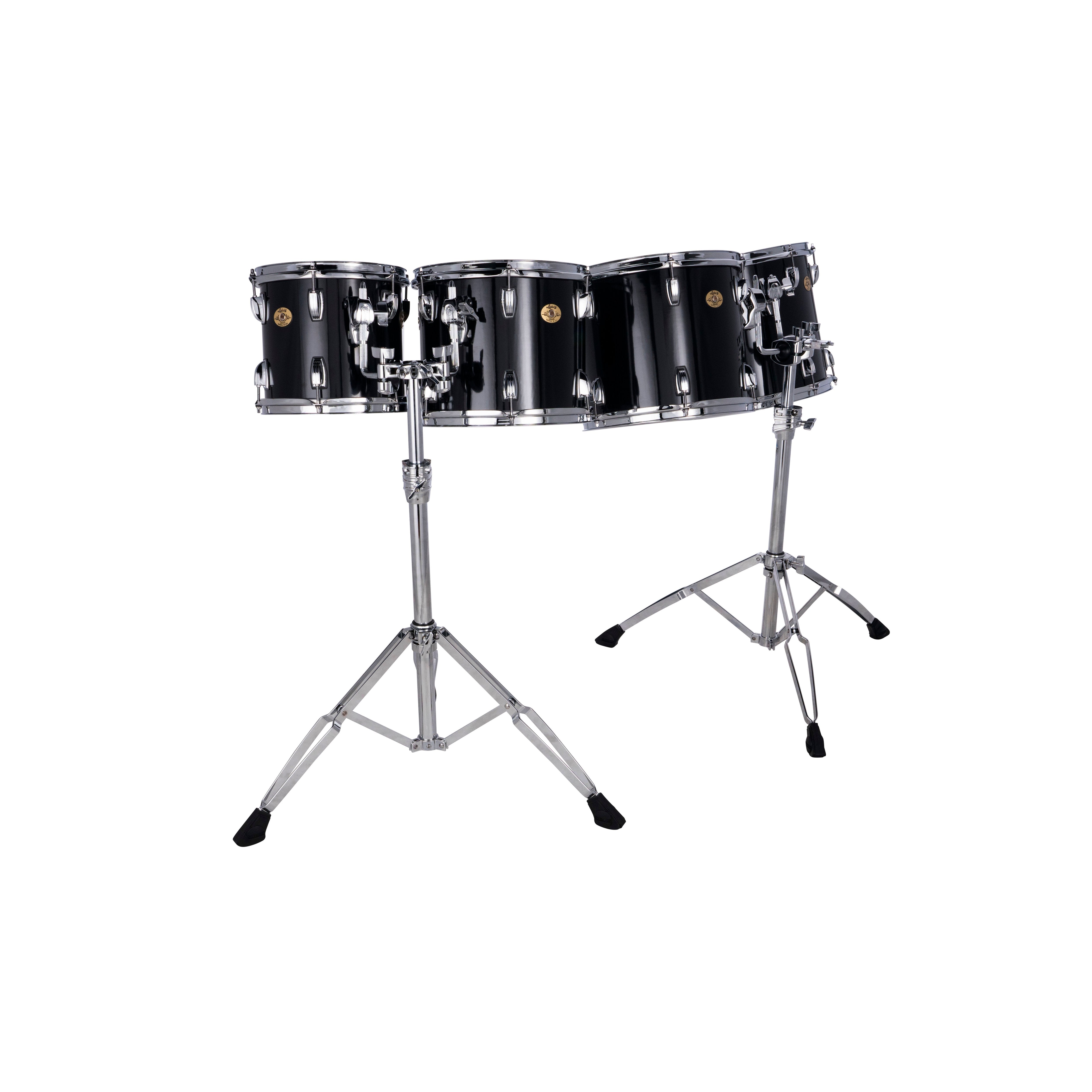 Set of 4 Ludwig Double-headed Concert Toms with LAP441TS Stands
