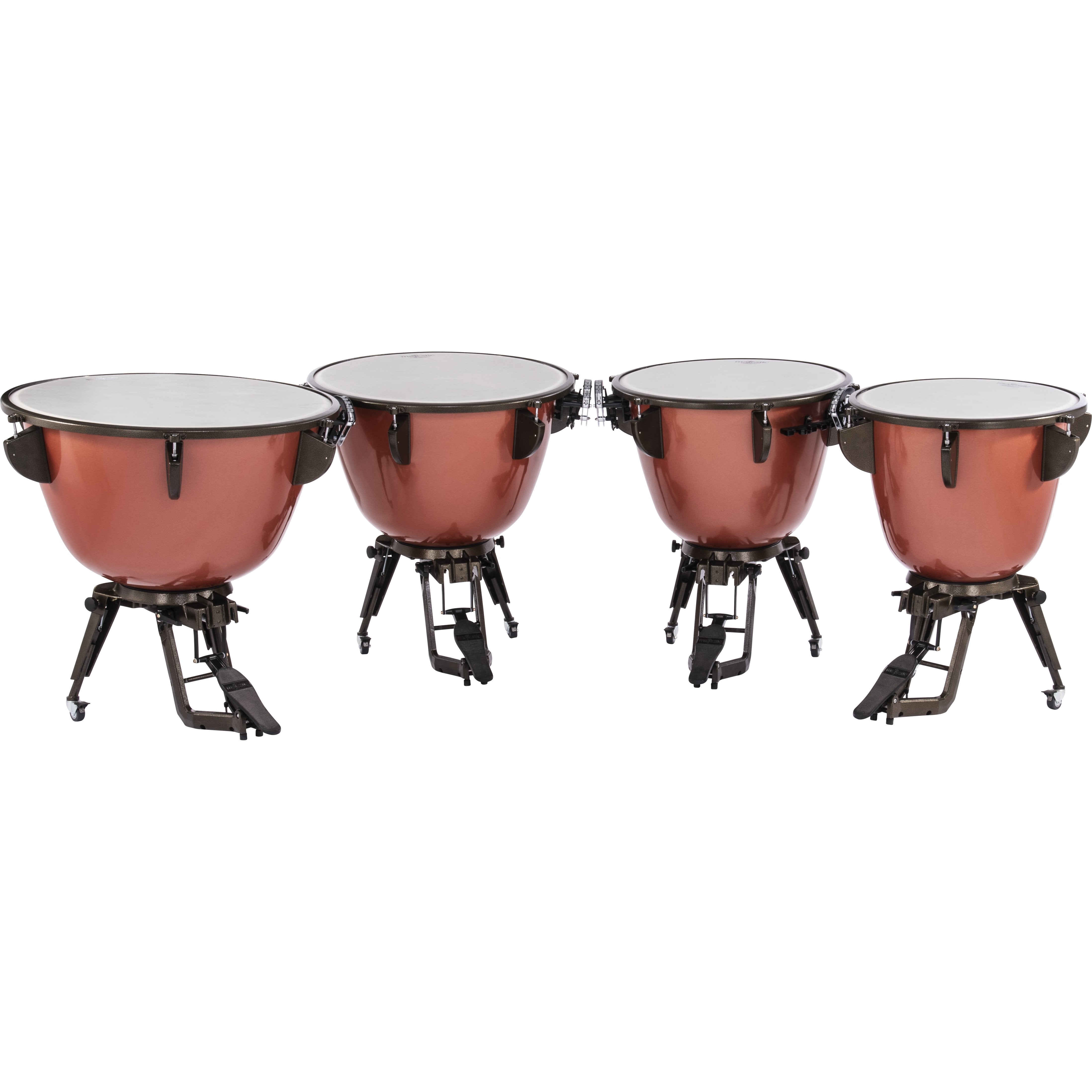 Set of 4 Majestic Harmonic Fiberglass Timpani - 23"/26"/29"/32" - Image 2