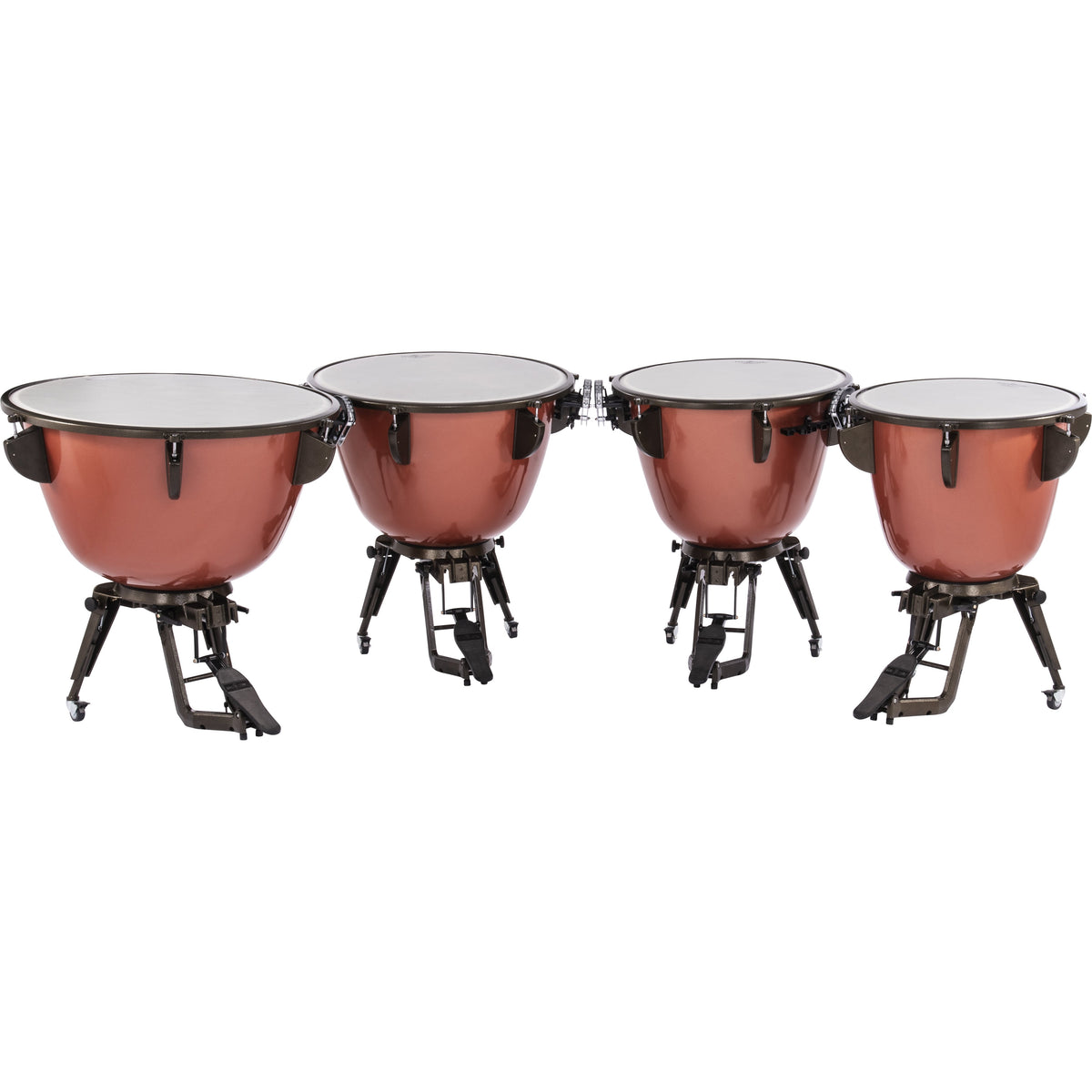 Set of 4 Majestic Harmonic Fiberglass Timpani - 23"/26"/29"/32" - Image 2