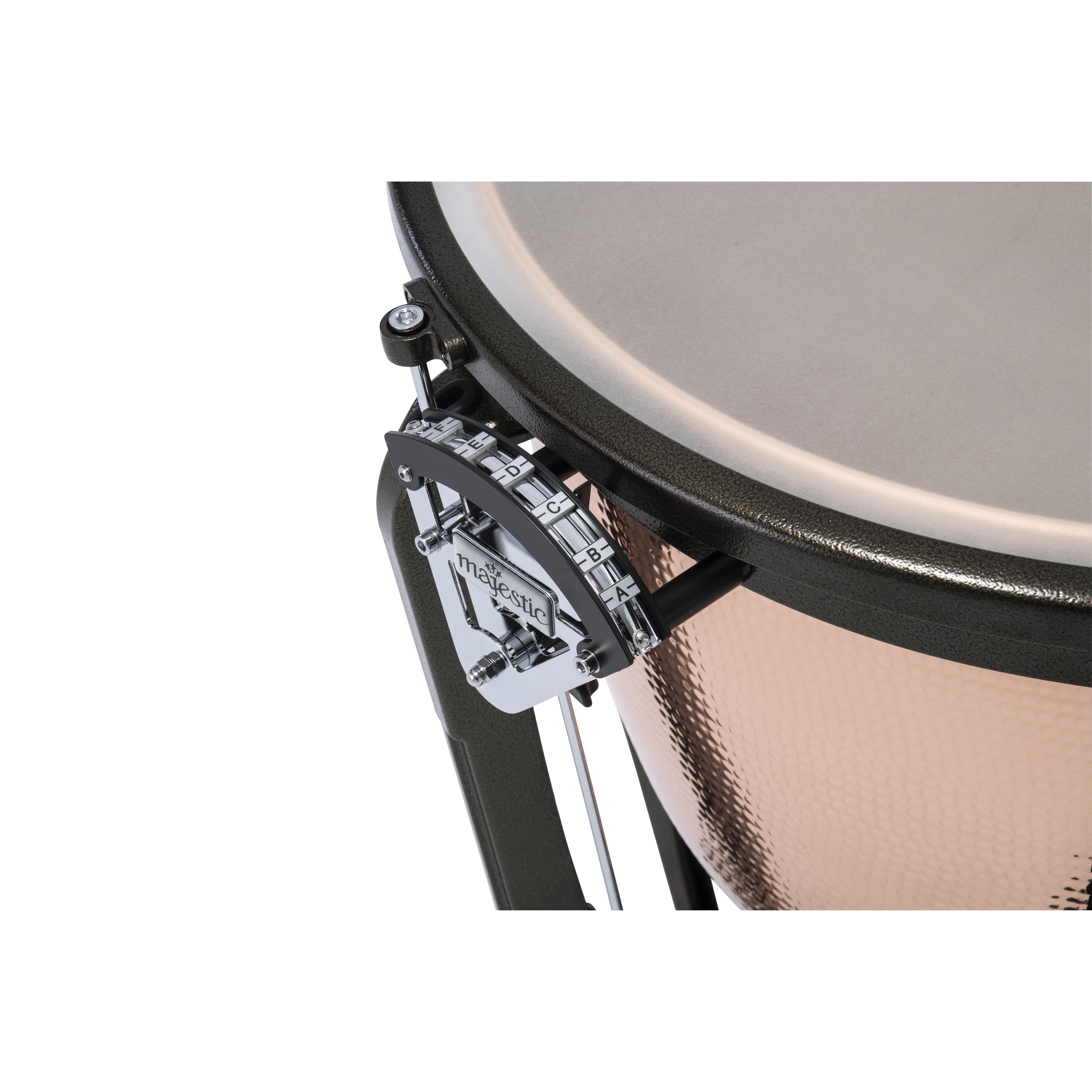 Set of 4 Majestic Symphonic Grand Series Hammered Cambered Copper Timpani - 23"/26"/29"/32" - Image 4