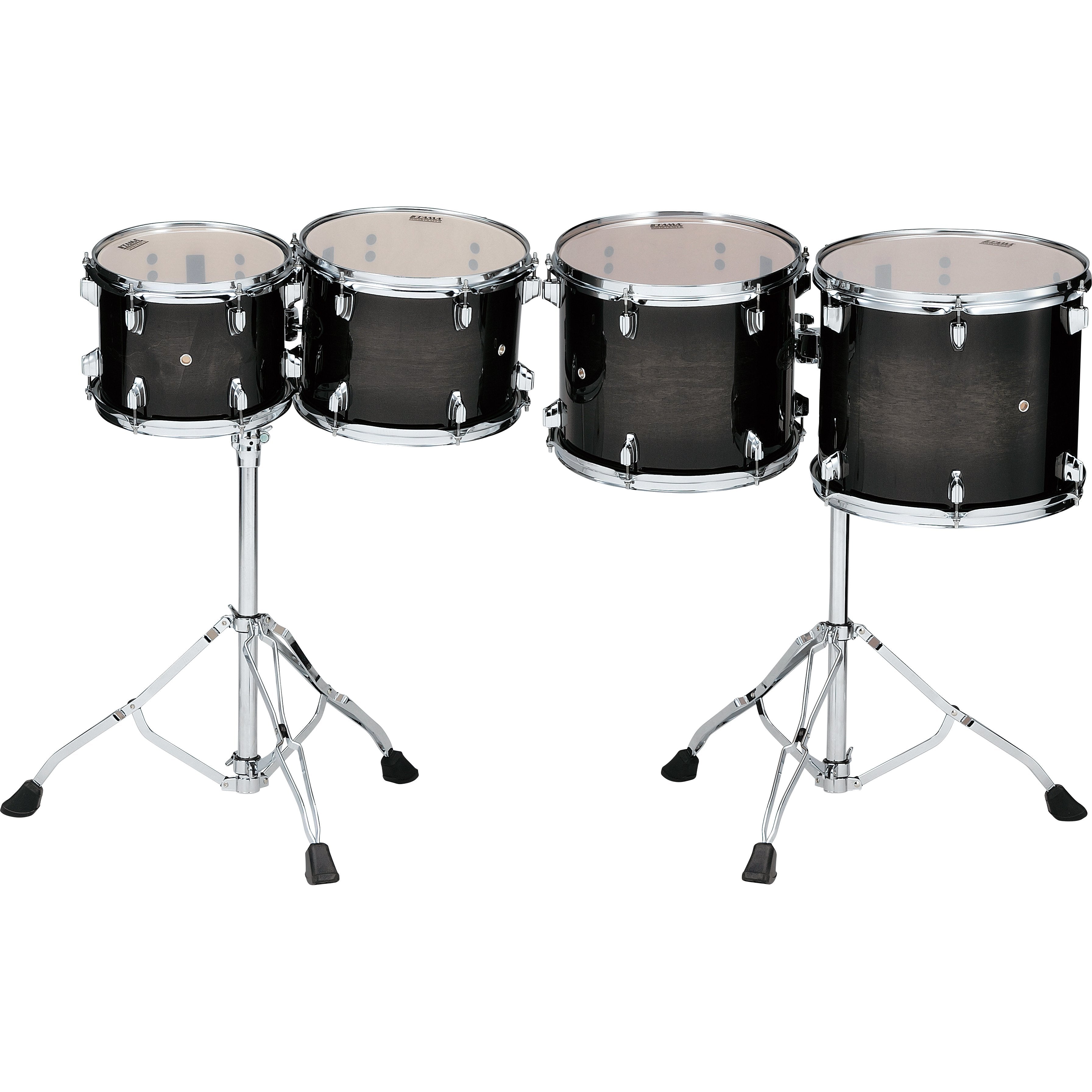 ｔａｍａ☆彡 様＊ Set of 4 Tama Double-headed Concert Toms with Stands - 10
