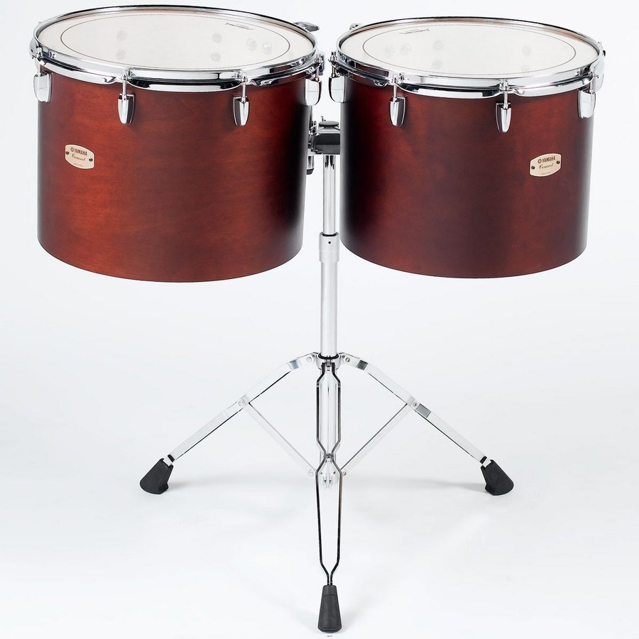 Set of 4 Yamaha CT-8000 Series Single-headed Concert Toms with WS865A Stands - 13"/14"/15"/16" - Image 3