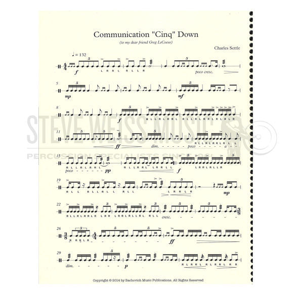 Settle-Communication "Cinq" Down - SD