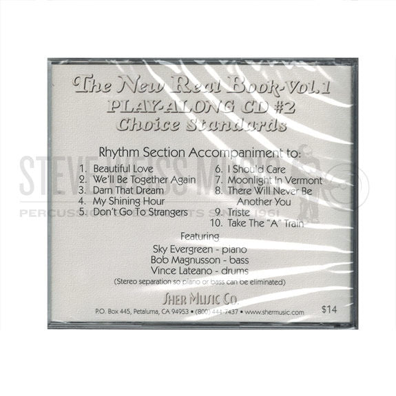 Sher-New Real Book playalong CD vol. 2: Choice Standards