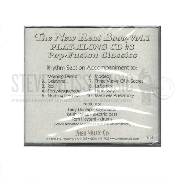 Sher-New Real Book playalong CD vol. 3: Pop-Fusion Classics