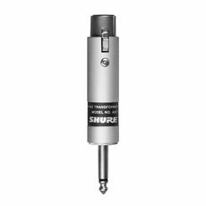 Shure Line Matching Transformer - (XLR F to 1/4" M)