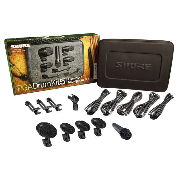 Shure PGADRUMKIT5 PG Alta 5 Piece Drum Microphone Kit | Steve