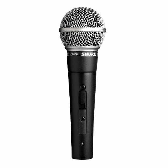 Shure SM58S Dynamic Vocal Microphone with On/Off Switch