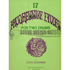 Silverman-17 Progressive Etudes for Two Drums