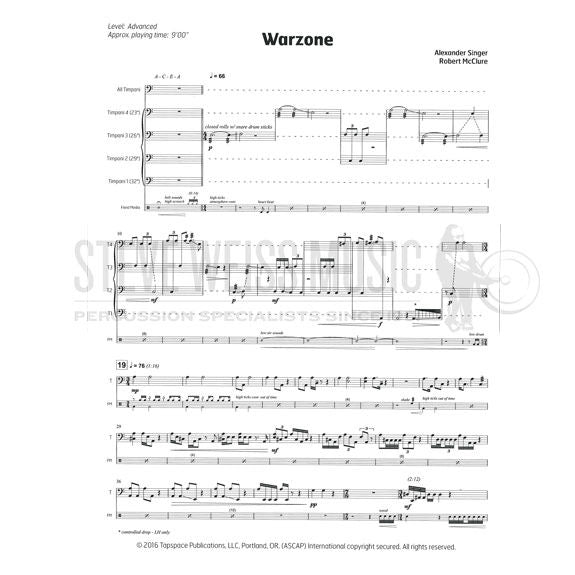 Singer/McClure-Warzone-4T/Prerecorded audio