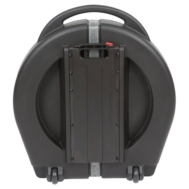 SKB 24" Cymbal Vault Rear with Handle Hidden and Wheels