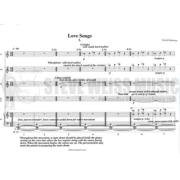 Skidmore-Love Songs (Book One) (SP)-2V/Cro./M/P/PN