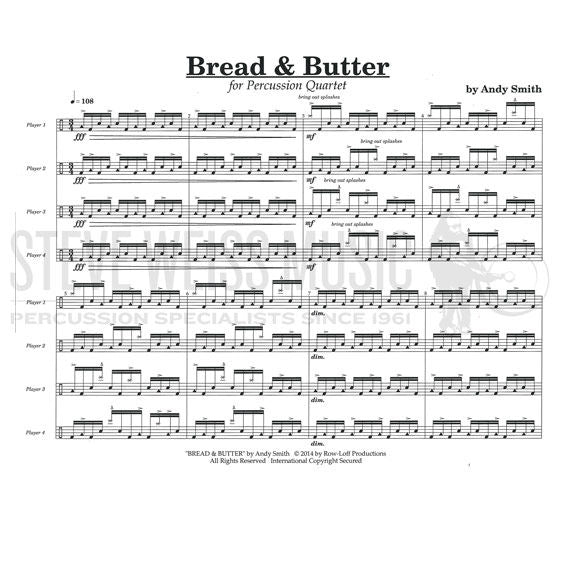 Smith, A.-Bread & Butter (SP)-Buckets/brake drums/P