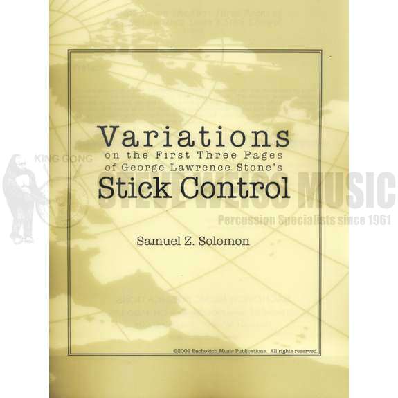 Solomon-Variations on the First 3 Pages of Stone's Stick Control