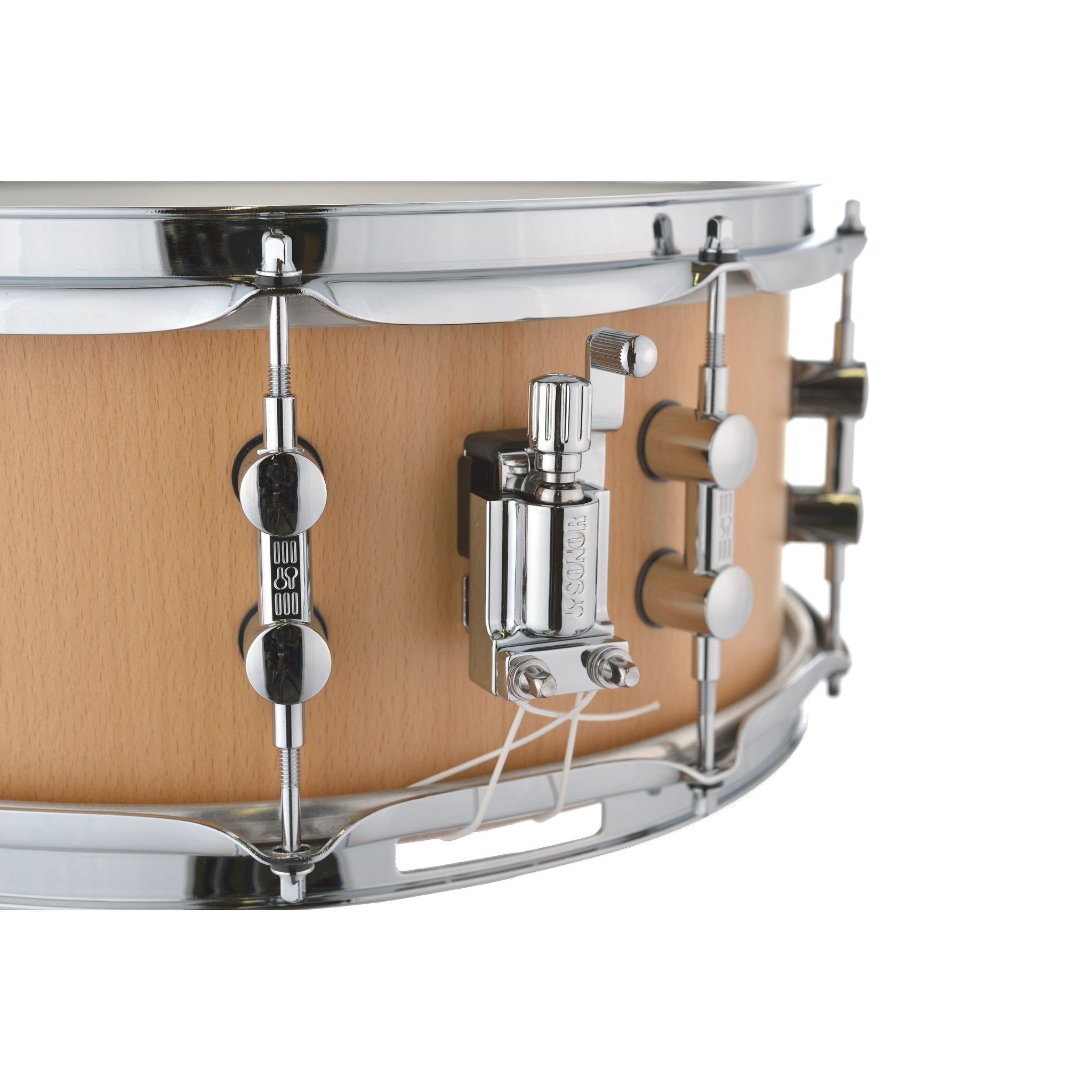 Sonor Kompressor Series Beech Snare Drum - 14x6 ks-1406-sdw-nab Throw Off