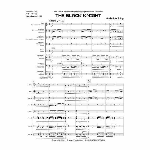 Spaulding-Black Knight, The (SP)-B/opt. V/X/1-2M/3T/P