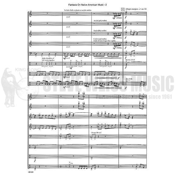 Spears-Fantasia on Native American Music (SP)-B/V/X/M/4T/ P