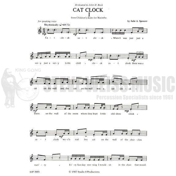 Spencer-Cat Clock-M