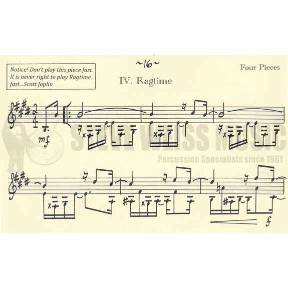Spivack-Four Pieces for Vibraphone-V