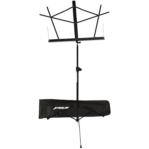 Stageline Folding Music Stand with Bag - Black